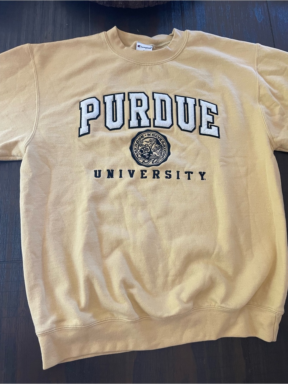 Champion Purdue University Crewneck Sweatshirt - gold